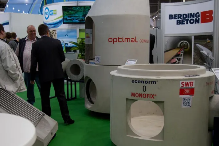 Bild: Positive Bilanz des econorm®-Schachtsystems auf der IFAT ENTSORGA 2012