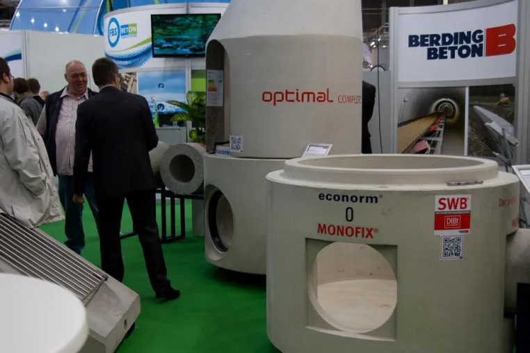 Bild: Positive Bilanz des econorm®-Schachtsystems auf der IFAT ENTSORGA 2012