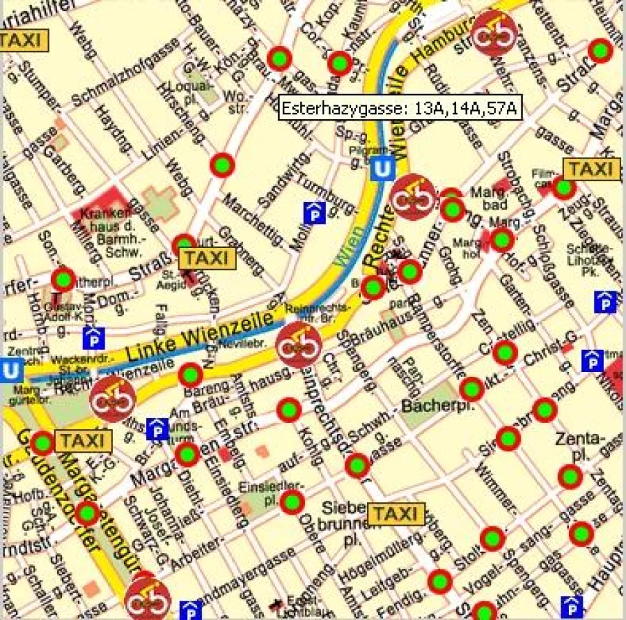 Kartengrundlage © Schubert&Franzke, St. Pölten