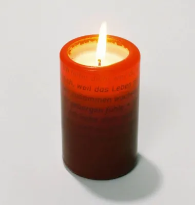 Bild: „Wortlicht“ – Werbebotschaft in Etappen