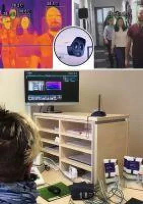 Bild: KI-Kontrolle von Dahua: Fieber-Alarm bei 245 ambulanten Patienten - 12 mit Covid-19