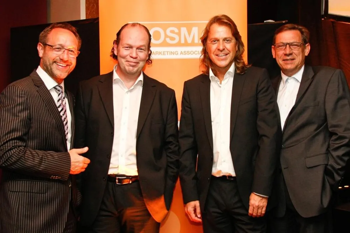 POSMA Präsidium: Von links: Claus Vogt (wvp), Peter Dräger (Frey.G2), Heiner Prignitz (BrandGalaxy), Lutz Wegmann (CPM).