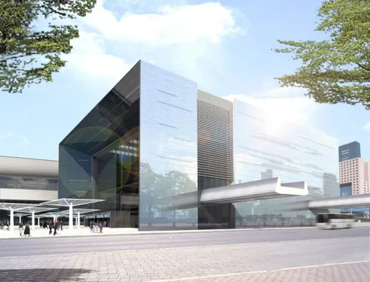 Bild: Messe Frankfurt feiert Richtfest - Neubau der Messehalle 11 schreitet im Zeitplan voran