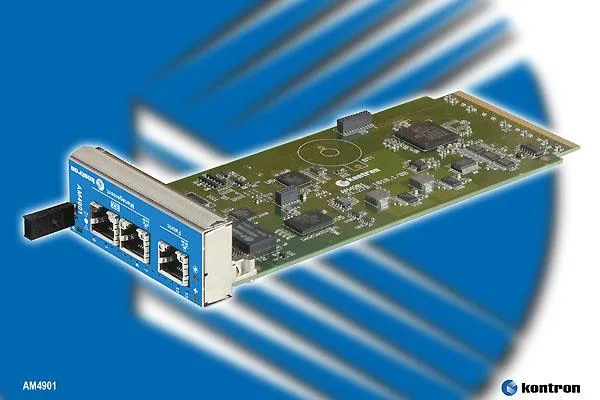 Kontron erweitert MicroTCA™ Portfolio um preisgünstigen Management Controller Hub Kontron AM4901 Bild: Kontron erweitert MicroTCA™ Portfolio um preisgünstigen Management Controller Hub Kontron AM4901