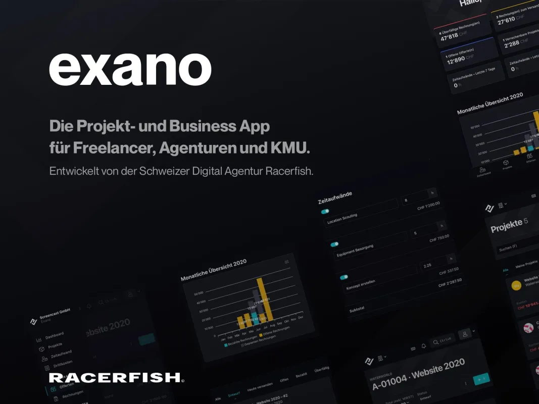 Exano Business-App von Racerfish