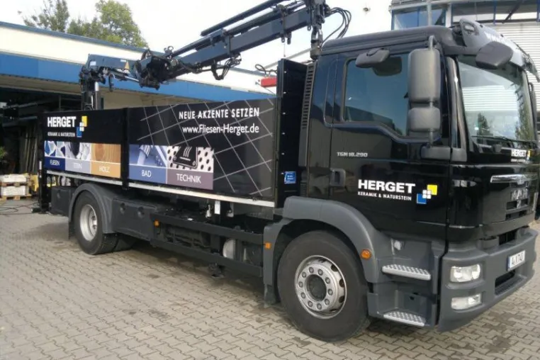 HERGET Keramik & Naturstein erweitert Fuhrpark Bild: HERGET Keramik & Naturstein erweitert Fuhrpark
