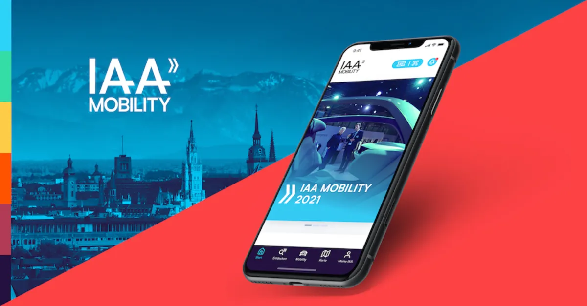 Ein wichtiger digitaler Service für die IAA Mobility in München: Die neue IAA Mobility App (© MUTABOR/vivo)