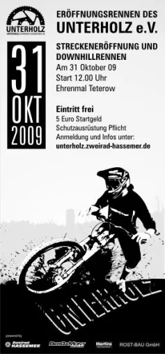Bild: Unterholz e.V. feiert Streckeneröffnung mit erstem Downhillrennen