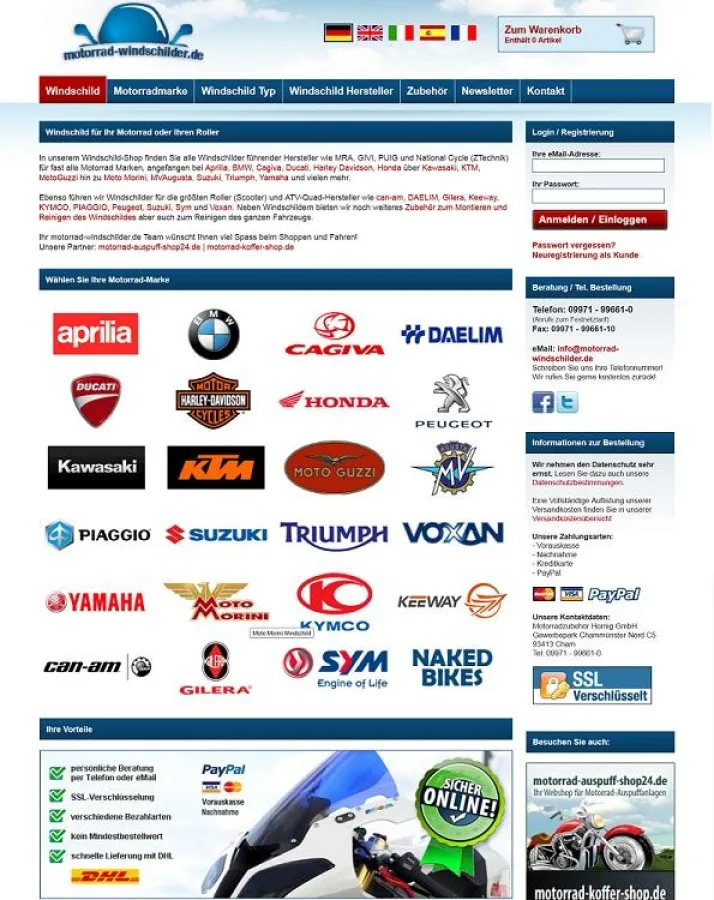 Screenshot suntea.de