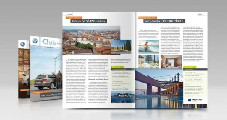 Bild: Volkswagen Club Magazin: Corporate Publishing aus dem Hause MSCG