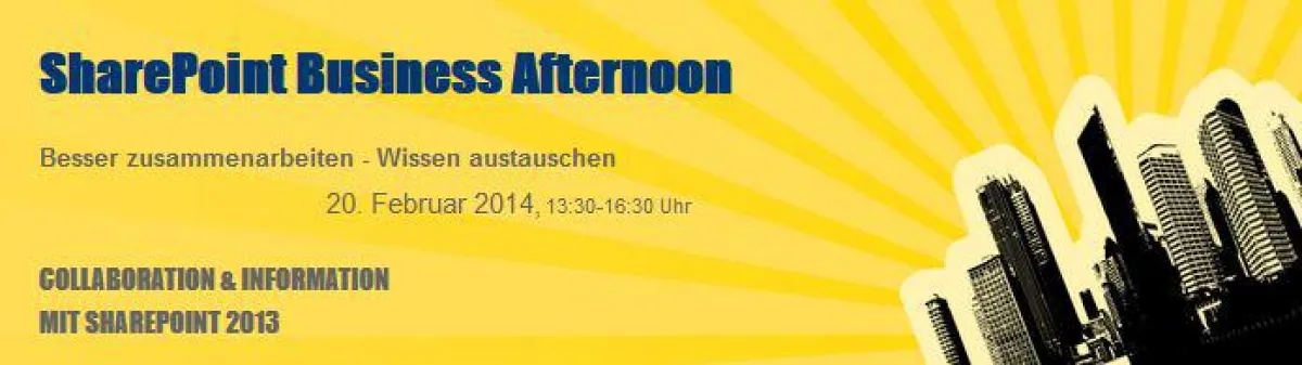 SharePoint Business Afternoon - Collaboration und Information