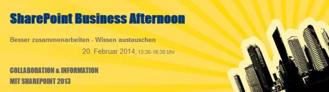 Bild: Event: SharePoint Business Afternoon in Rosenheim - Collaboration und Information mit SharePoint 2013