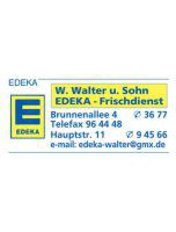 EDEKA FRISCHDIENST W.Walter und Sohn