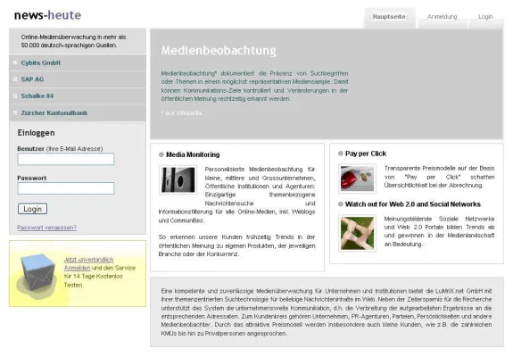 Bild: news-heute.de - Umfassende Medienbeobachtung über das Internet