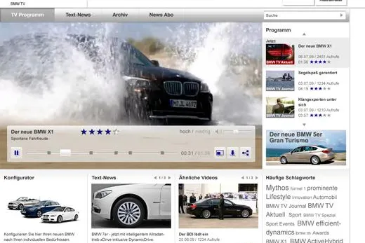 denkwerk setzt neue internationale IPTV-Plattform für BMW um Bild: denkwerk setzt neue internationale IPTV-Plattform für BMW um