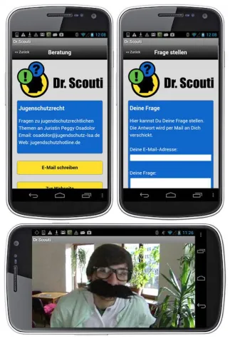 Bild: Android App Entwickler Haase & Martin aus Dresden aktualisiert Dr. Scouti Android-App