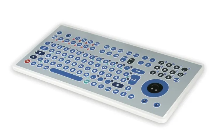 Neue Tastatur GFT-105-Track - Einzigartig mit Trackball Bild: Neue Tastatur GFT-105-Track - Einzigartig mit Trackball
