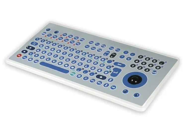 Neue Tastatur GFT-105-Track - Einzigartig mit Trackball Bild: Neue Tastatur GFT-105-Track - Einzigartig mit Trackball