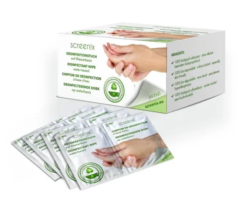 Bild: Praktische Desinfektionstücher für unterwegs