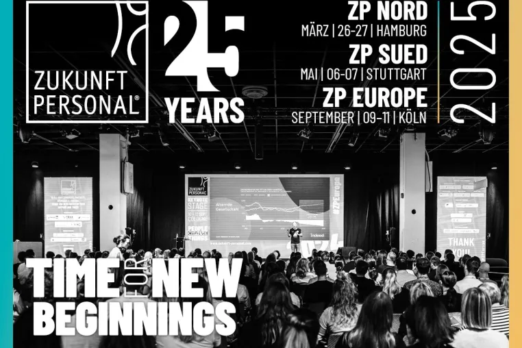 Bild: Time for new beginnings: Zukunft Personal feiert 25 Jahre mit konsequentem Blick nach vorn