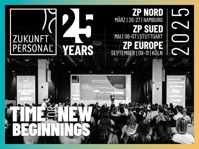 Time for new beginnings: Zukunft Personal feiert 25 Jahre mit konsequentem Blick nach vorn Bild: Time for new beginnings: Zukunft Personal feiert 25 Jahre mit konsequentem Blick nach vorn