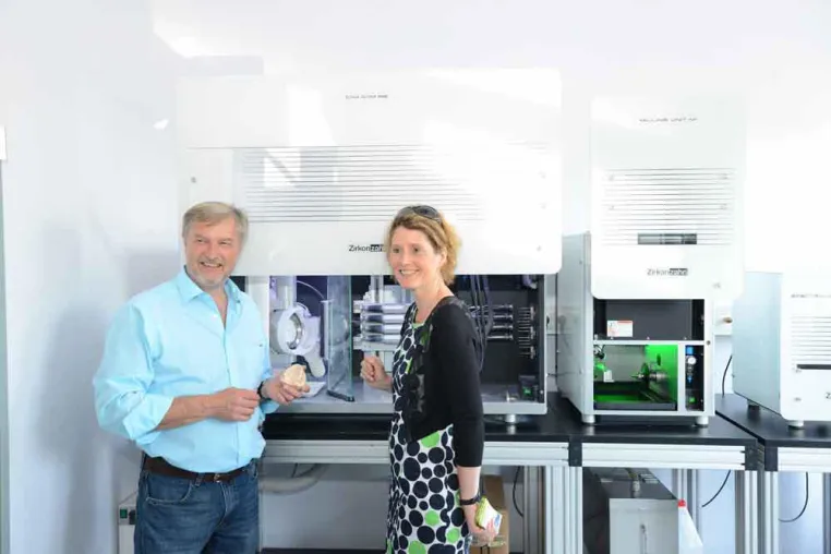 Bild: Handwerk 4.0-Rheinland-Pfalzs stellv. Ministerpräsidentin besucht Bösing Dental