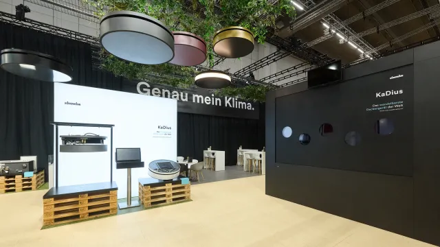 Bild: Genau mein Klima – ISINGERMERZ Messebau für Kampmann auf der ISH 2025