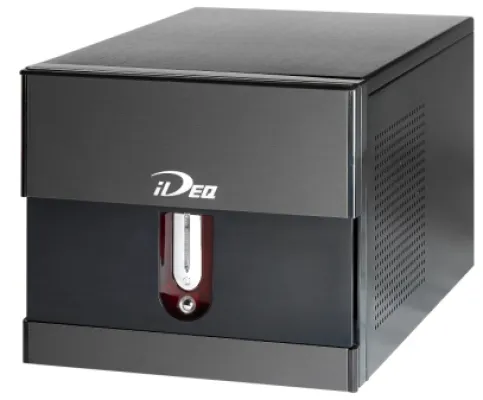 Bild: BIOSTAR präsentiert den iDEQ 220K mit VIA K8M800 Chipsatz für AMD K8 Prozessoren