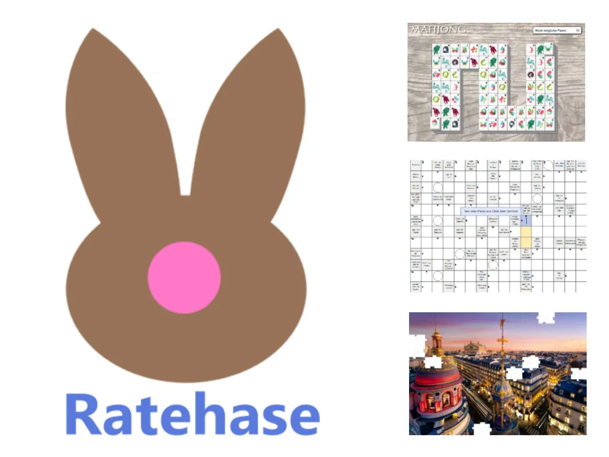 Rätsel und Spiele Klassiker online lösen bei ratehase.de (© Frank Ferdinand)
