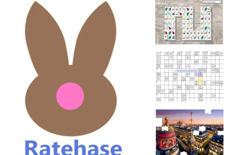 Online Rätsel und Spiele bei ratehase.de Bild: Online Rätsel und Spiele bei ratehase.de