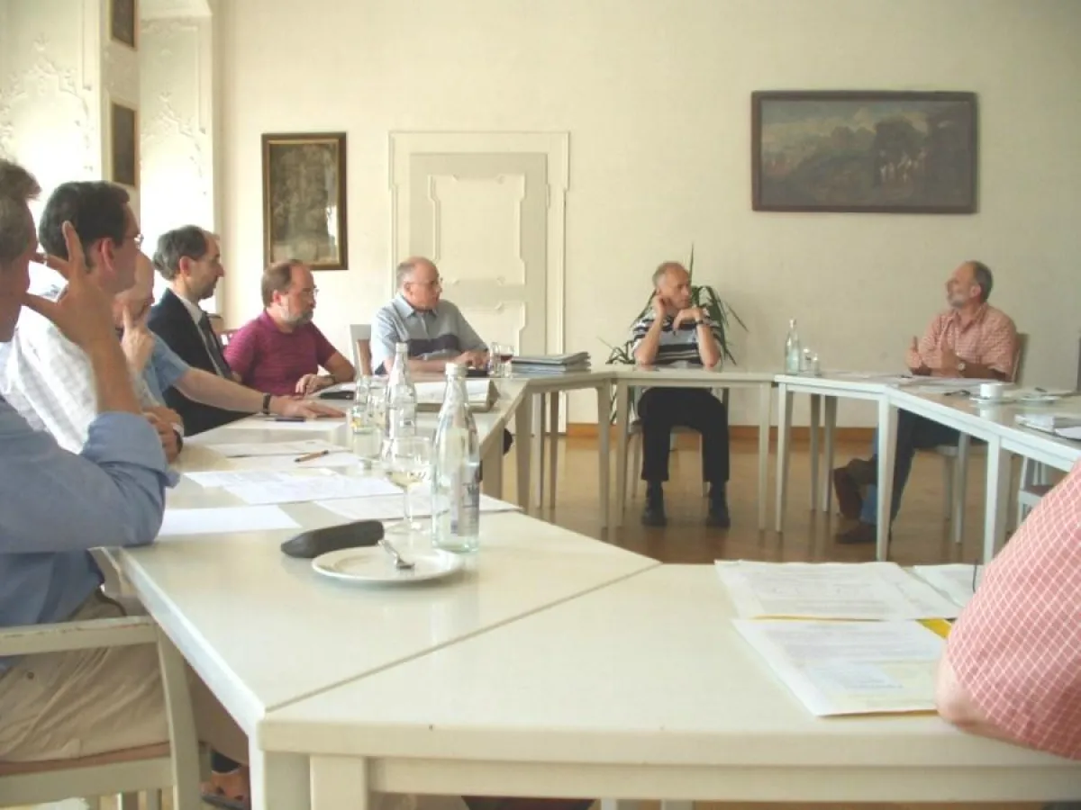 Hearing der PTH Benediktbeuern im Salettl des Klosters