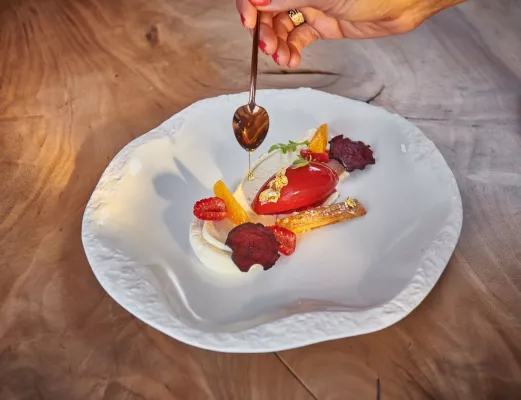 Bild: Einzigartige Gaumenfreuden im Kensho Ornos Restaurant auf Mykonos