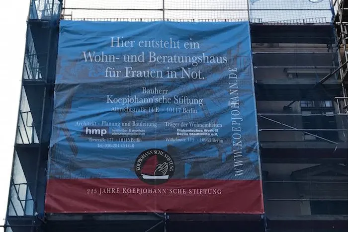 Bild: Richtfest für das Wohn- und Beratungshaus für Frauen in Not der Koepjohann’schen Stiftung in Berlin - Mitte