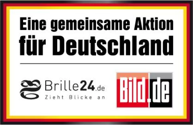 Bild: Aktion „Brillen für Deutschland“ vom Online-Optiker Brille24 und BILD.de