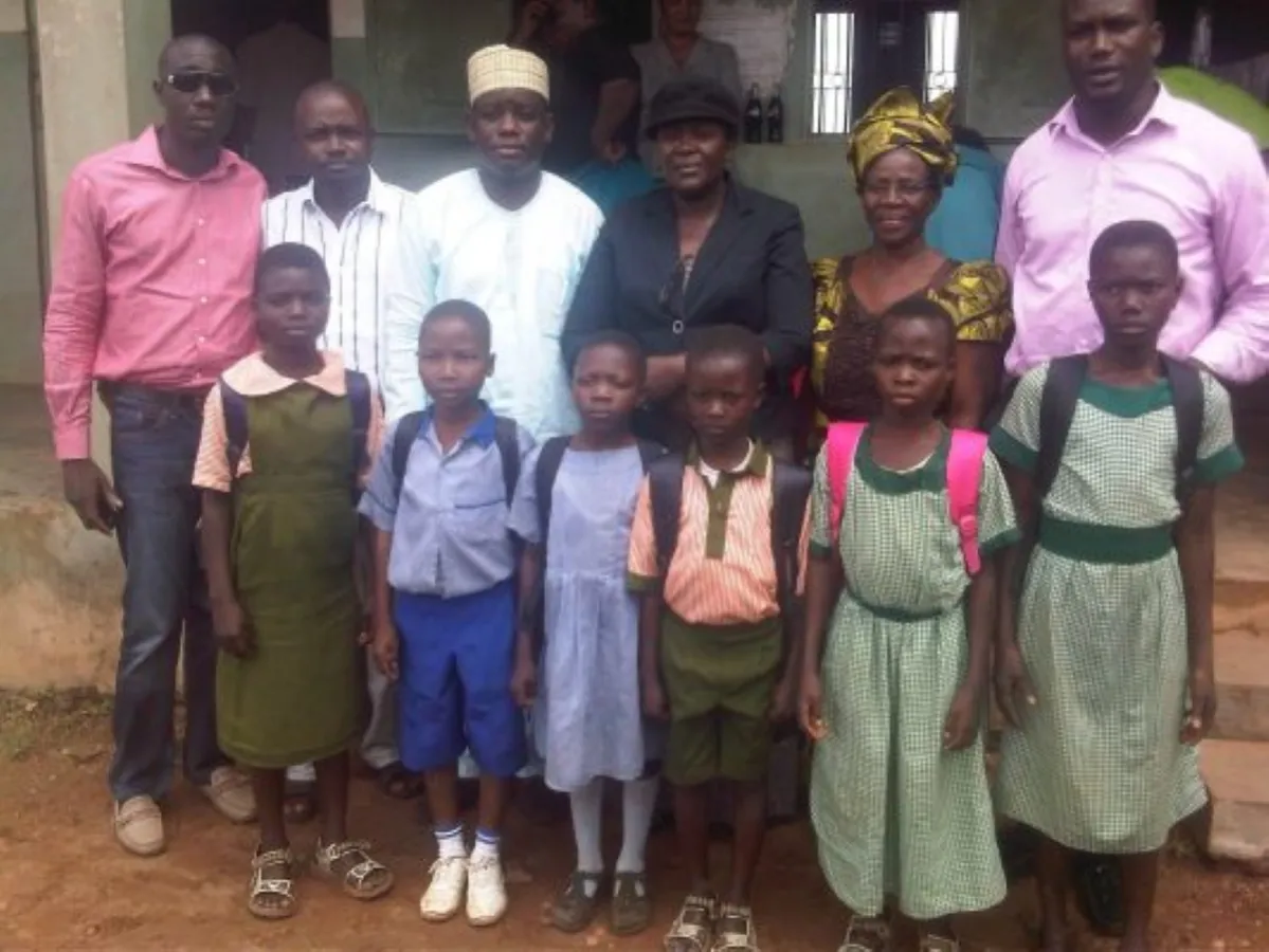 Schulkinder aus Ilora, Nigeria