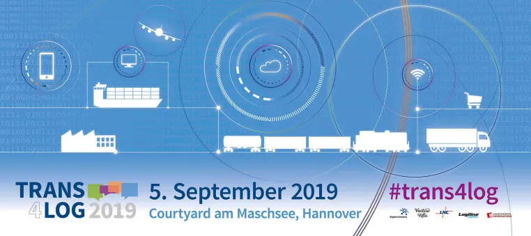 Bild: Save the Date: 05.09.2019 Trans4Log Kongress - Der Fachkongress zur digitalen Transformation in der Logistik