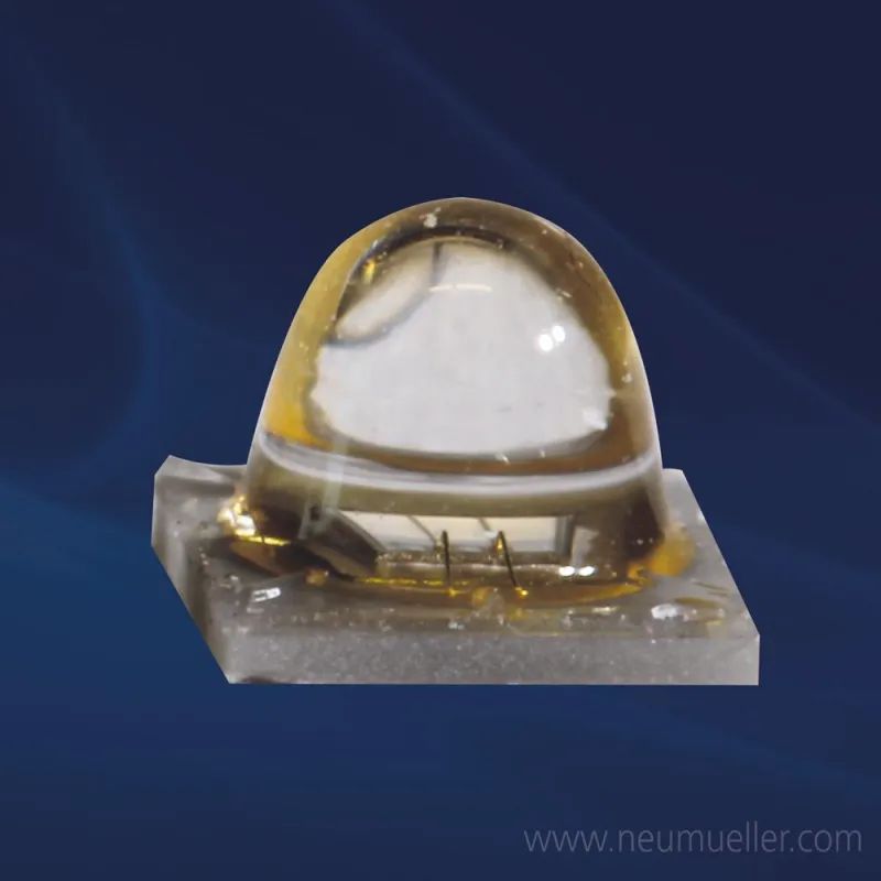 Neue UV LED im kompakten 3,5mm x 3,5mm Gehäuse mit integrierter Silikonlinse