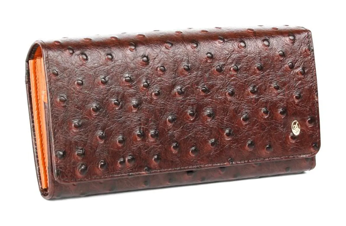Anthoni Crown Leder Geldbörse für Damen