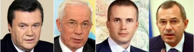 Bild: Ukraine: Janukowitsch, Asarow und Klujew lassen ihr Volk brutal niederknüppeln