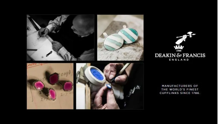 Manschettenknöpfe von Deakin & Francis - einzigartige Handwerkskunst in Perfektion Bild: Manschettenknöpfe von Deakin & Francis - einzigartige Handwerkskunst in Perfektion