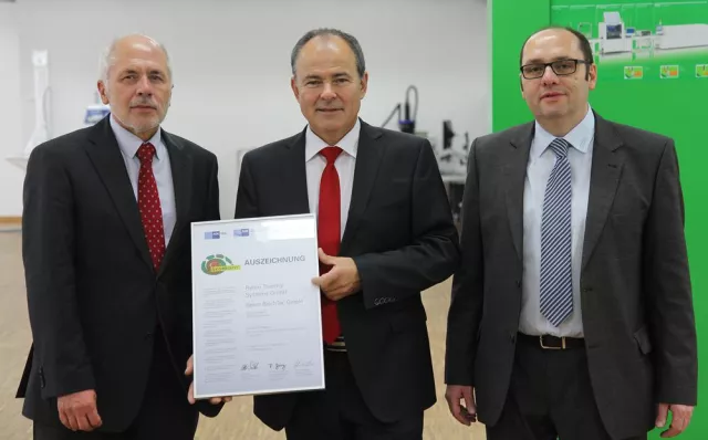Bild: Rehm Thermal Systems und Rehm BlechTec werden als Oekoprofit-Betriebe ausgezeichnet