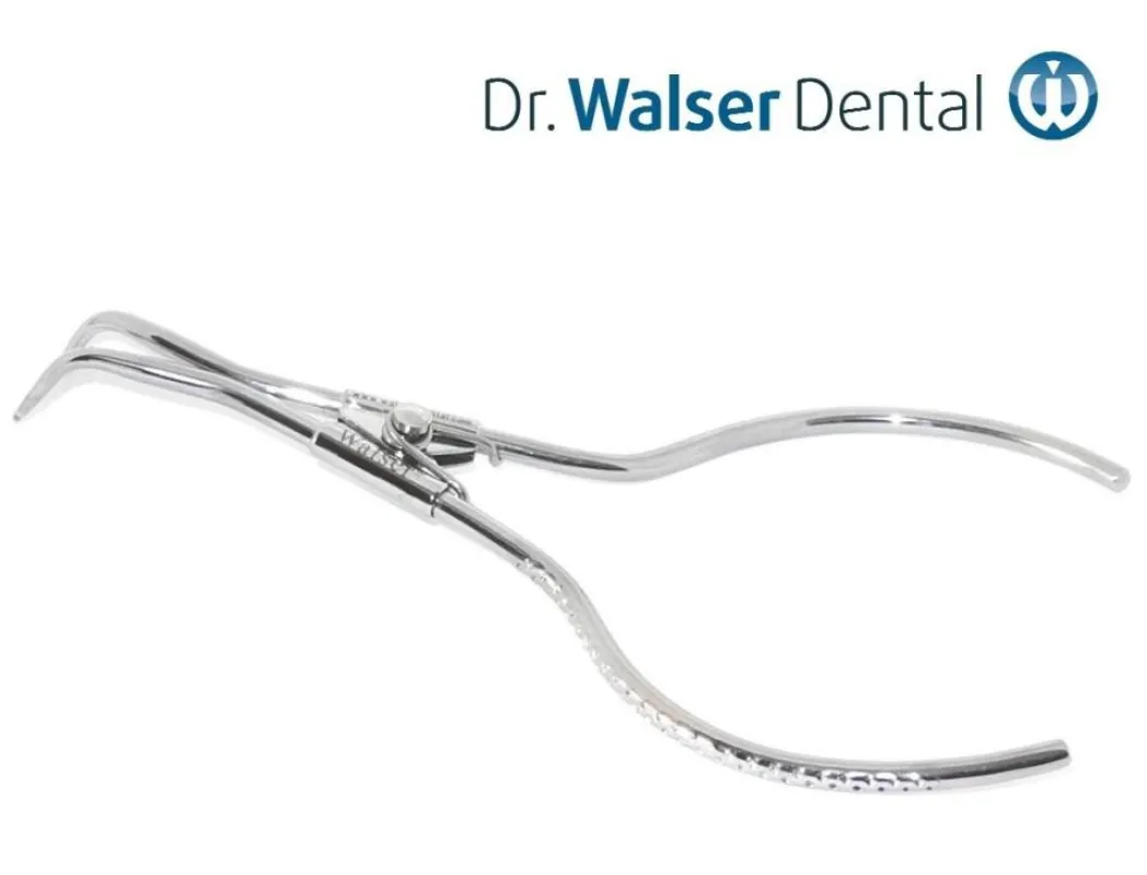 Walser-Zahnmatrizen- u. Kofferdamklammerzange / Foto: Dr. Walser Dental