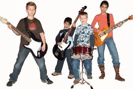 Bild: 3ree.1ne-4rock auf dem Sommerfest der Kath. St. Elisabeth Grundschule am 16.6.2007