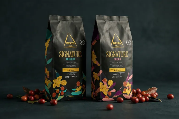 Bild: Peter Schmidt Group entwickelt Premiumdesign für die neue Produktlinie "Signature" von Delta Cafés