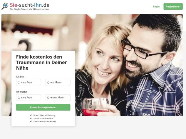 Bild: Sie-sucht-Ihn.de - Kontaktanzeigen der Zukunft!