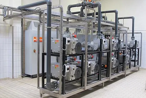 Bild: Zentrale Vakuumversorgung für das effiziente Verpacken von Käse