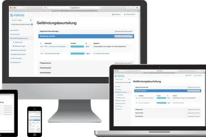 Eine Gefährdungsbeurteilung für die stationäre und ambulante Pflege einfach online erstellen Bild: Eine Gefährdungsbeurteilung für die stationäre und ambulante Pflege einfach online erstellen