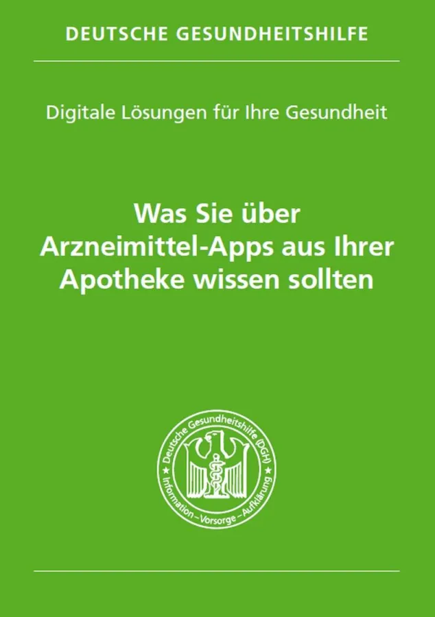 Broschüre Arzneimittel-Apps Deutsche Gesundheitshilfe