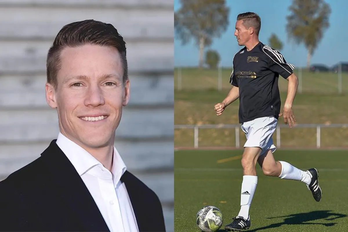Finanzierungsvermittler und begeisterter Hobbyfußballer: Dein Baufinanzierer Tobias Schneider