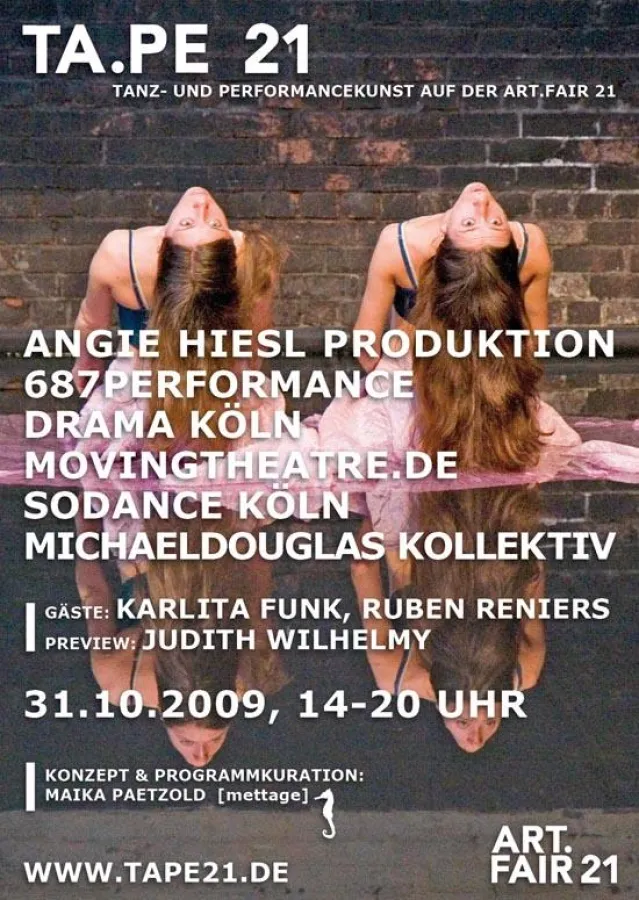 Roland Kaiser, Angie Hiesl Produktion - TWINS: how do I know I am me... | Flyer: [mettage]design